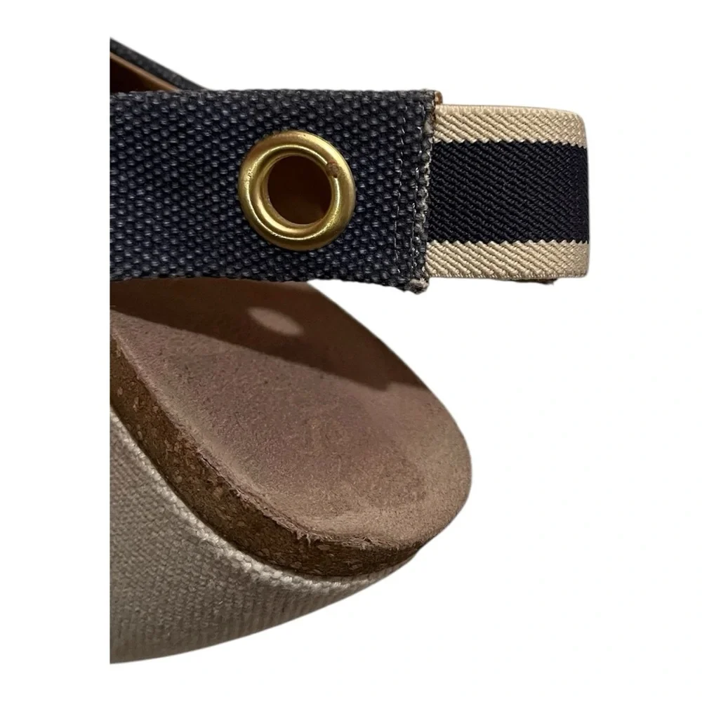 Splendid Dani Blue Wedge Heeled‎ Sandal Size
